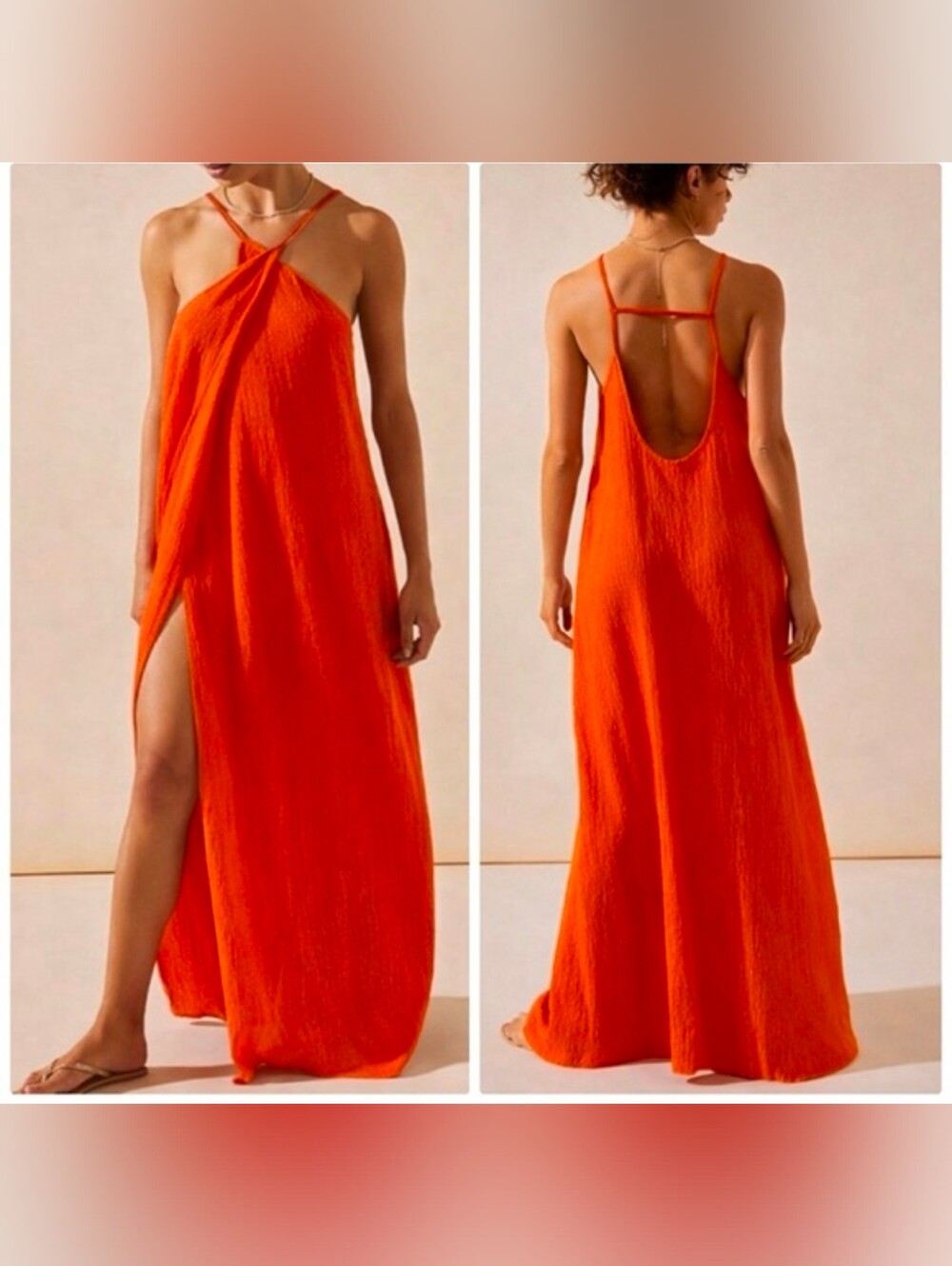 FP BEACH zesty Wrap Maxi Dress